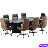 Office Set12 3D Model Vray, Corona