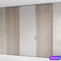 Sliding wardrobe Shift, Mr.Doors 3D Model Corona