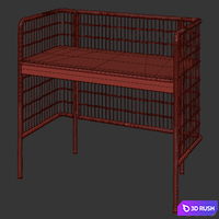 Writing desk FRYKSAS by ikea FREKS 3D Model Corona