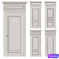 Interior doors Antique Volkhovets 3D Model Corona