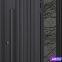 Entrance door set121 3D Model Vray, Corona