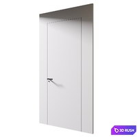Concealed door | Door Secret | 11 3D Model Vray, Corona