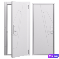 Entrance door E-2 3D Model Corona