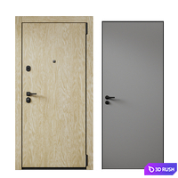 Entrance door and interior door 34 3D Model Vray, Corona