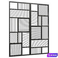 Partition for dividing Loft 58 R54-12 3D Model Corona
