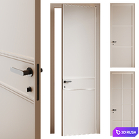 Doors of Nova factory collection Corner 3D Model Vray, Corona