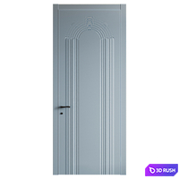 Doors of the Estet factory, Sunrise 3.4 collection 3D Model Vray, Corona