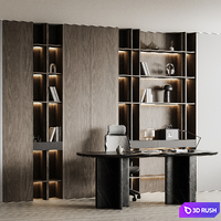 Boss desk 028 3D Model Corona
