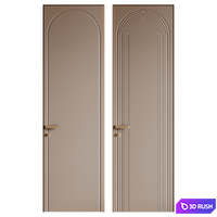 Doors of the Volhovec factory, collection Alba 8647, 8648 3D Model Vray, Corona