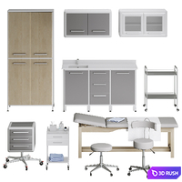 Furniture for medical office 2 3D Model Corona