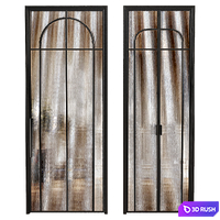 Glass Door 42 3D Model Corona