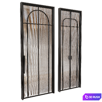 Glass Door 42 3D Model Corona