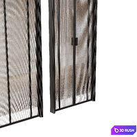 Glass Door 42 3D Model Corona