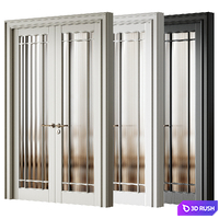 Interior door 18 3D Model Vray, Corona