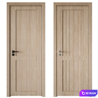 Door set 17 3D Model Corona