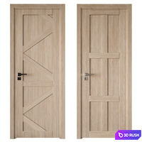 Door set 18 3D Model Corona