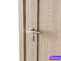 Door set 18 3D Model Corona