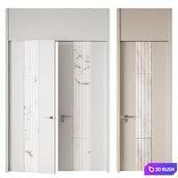 Door set 19 3D Model Corona
