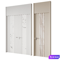 Door set 19 3D Model Corona