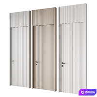 Door set 22 3D Model Corona