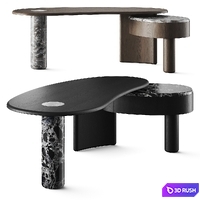 Naturedesign Lymph Executive Desk 3D Model Vray, Corona