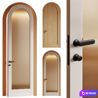 Doors from the Volhovec factory, Palazzo collection 6813, 6814 3D Model Vray, Corona