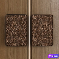 DesignerDouble door – Interior door 002 3D Model Corona