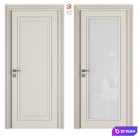 Doors of Academy Baya 2 3D Model Vray, Corona