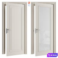 Doors of Academy Baya 2 3D Model Vray, Corona