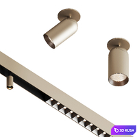 Intra Lighting Lynar set 2 3D Model Corona