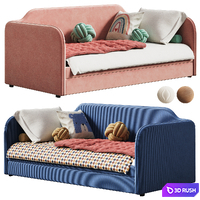 Veldi children's bed 3D Model Vray, Corona