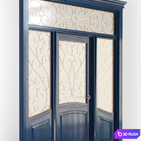 Door entrance 3D Model Vray