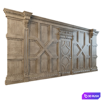 The door panel 3D Model Vray