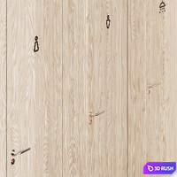 Sanitary partition with markings 3D Model Vray, Corona
