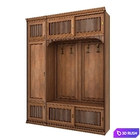 Furniture hallway Mr.Doors 3D Model Vray