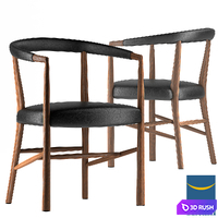 FN Chair JK-03 by Kitani Japan 3D Model Vray