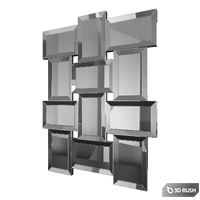 Mirror Eichholtz Archer 3D Model Vray