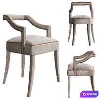 Oka dining chair bu Brabbu 3D Model Vray