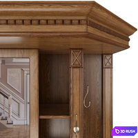 Combined wardrobe for Verdi Suite 3D Model Vray