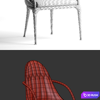 Visionnaire Jera Chair 3D Model Vray, Corona