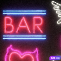 Light modules. Set 17. Neon 3D Model Vray, Corona