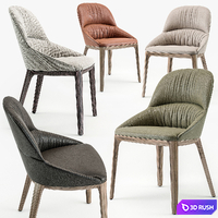 Bontempi queen chair 3D Model Vray