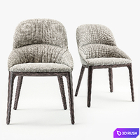 Bontempi queen chair 3D Model Vray