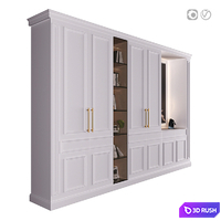 Furniture composition 10 3D Model Vray, Corona