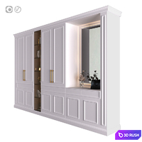 Furniture composition 10 3D Model Vray, Corona