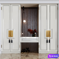 Furniture composition Set-3 3D Model Corona