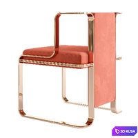 Dining Chair Jarman 3D Model Corona