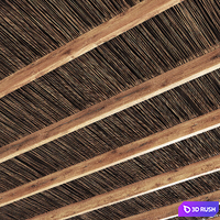 Ceiling canopy thin branch 3D Model Vray