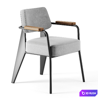 Fauteuil Direction chair by Vitra 3D Model Corona