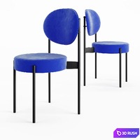 Stool 4 3D Model Vray, Corona